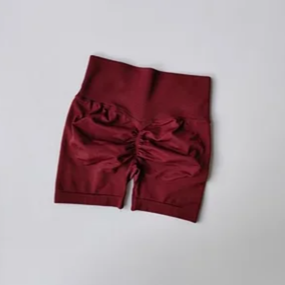 Women's High Waist Butt-Lift Sports Shorts – Breathable Tight Fit Running & Yoga Three-Point Pants