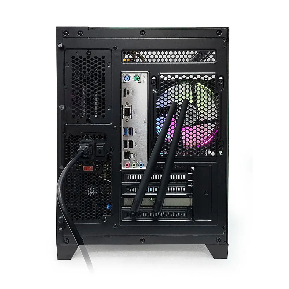 All-in-One Desktop Computer Setup – AMD Ryzen 5, SSD+HDD Storage, 16:9 LED Display, Gaming & Office Use