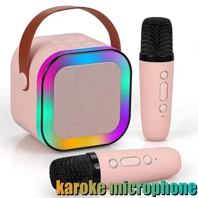 Wireless Bluetooth Microphone with Speaker – Noise Reduction Mic for Karaoke, Gaming, Live Streaming, and Smartphones