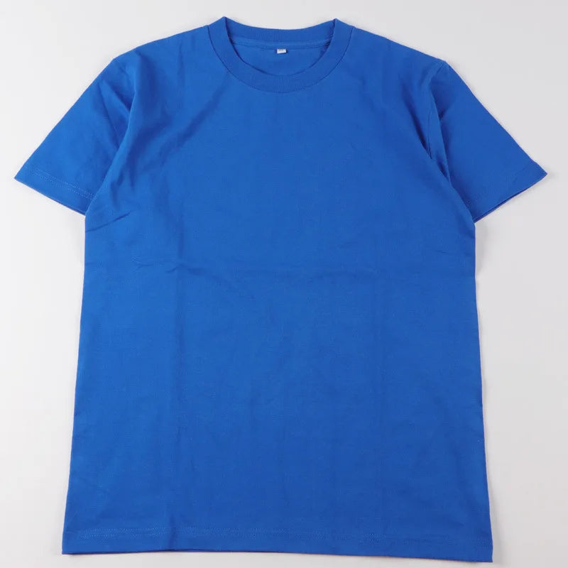 Women's 100% Cotton Loose Fit Short Sleeve T-Shirt – Casual Solid Color Summer Essential Tee