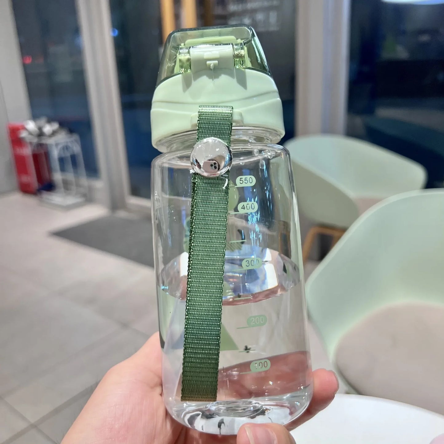 550ml Spill-Proof Cartoon Sippy Cup with Straw and Lid – Portable Drinking Bottle for Toddlers and Kids