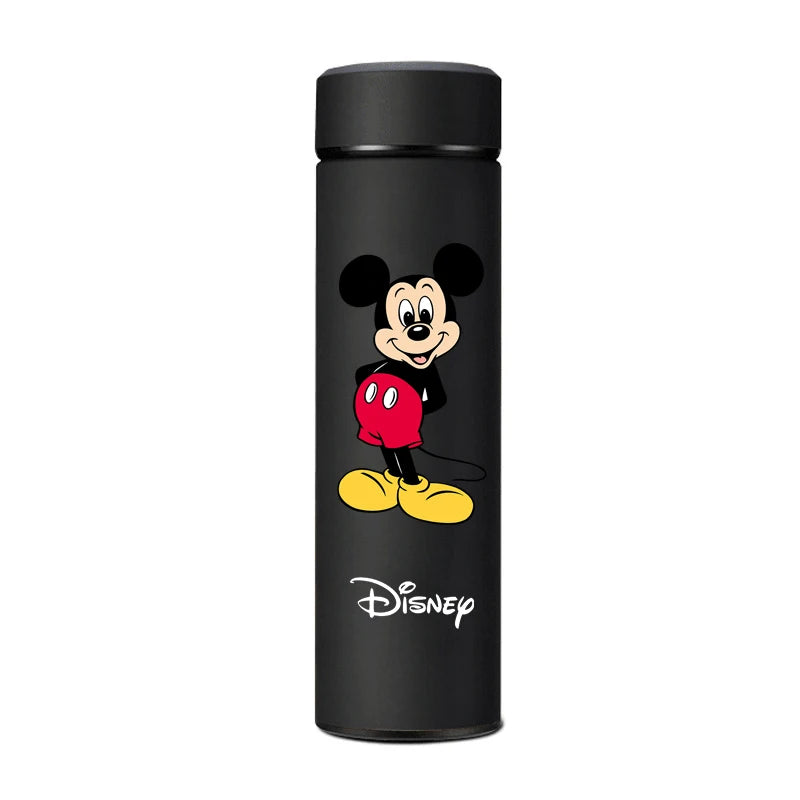 500ml Disney Mickey & Minnie Stainless Steel Thermos Cup – Double-Layer Tea Separation Bottle for Kids and Adults, 6–12 Hour Insulation