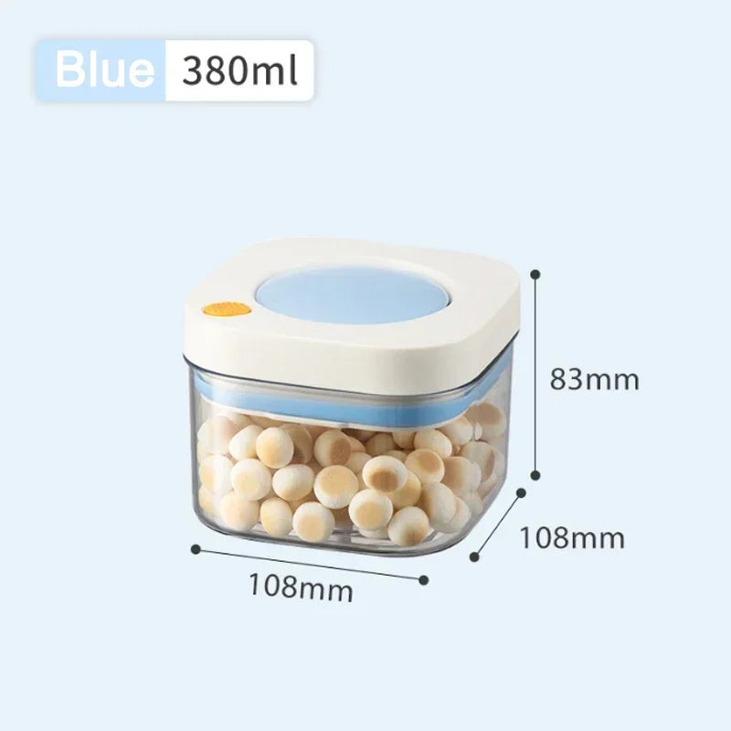Vacuum Sealed Food Storage Container – Airtight Plastic Box for Grains, Coffee, and Kitchen Organization
