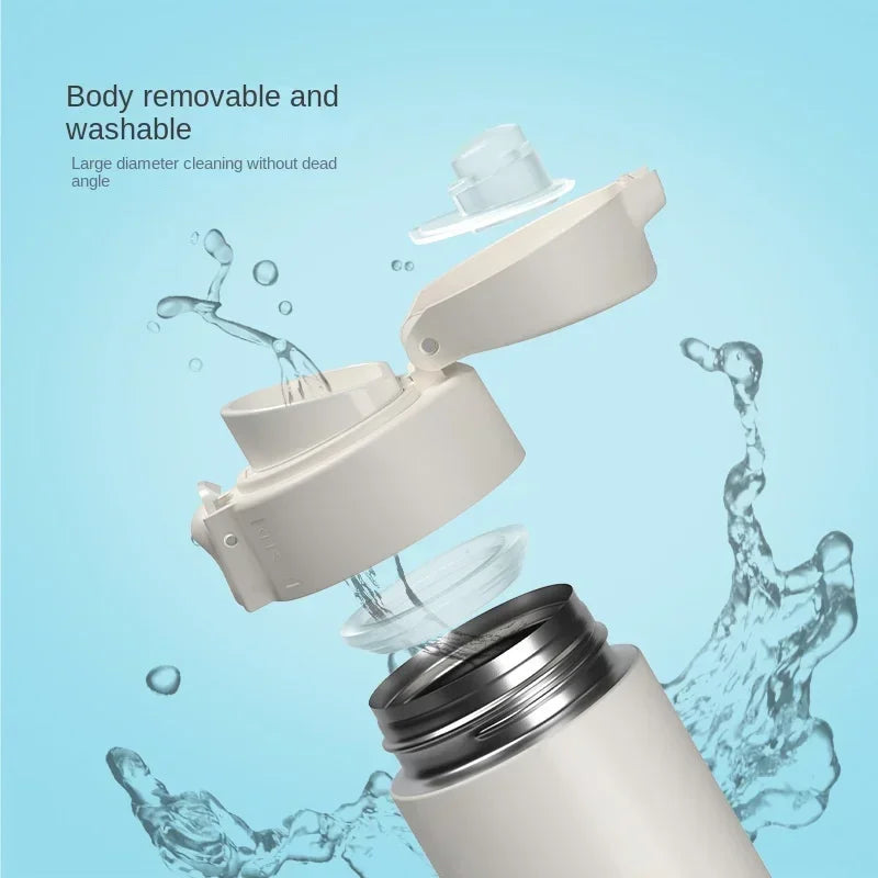 450ML Stainless Steel Thermos Water Bottle – Vacuum Insulated Mug for Hot and Cold Drinks