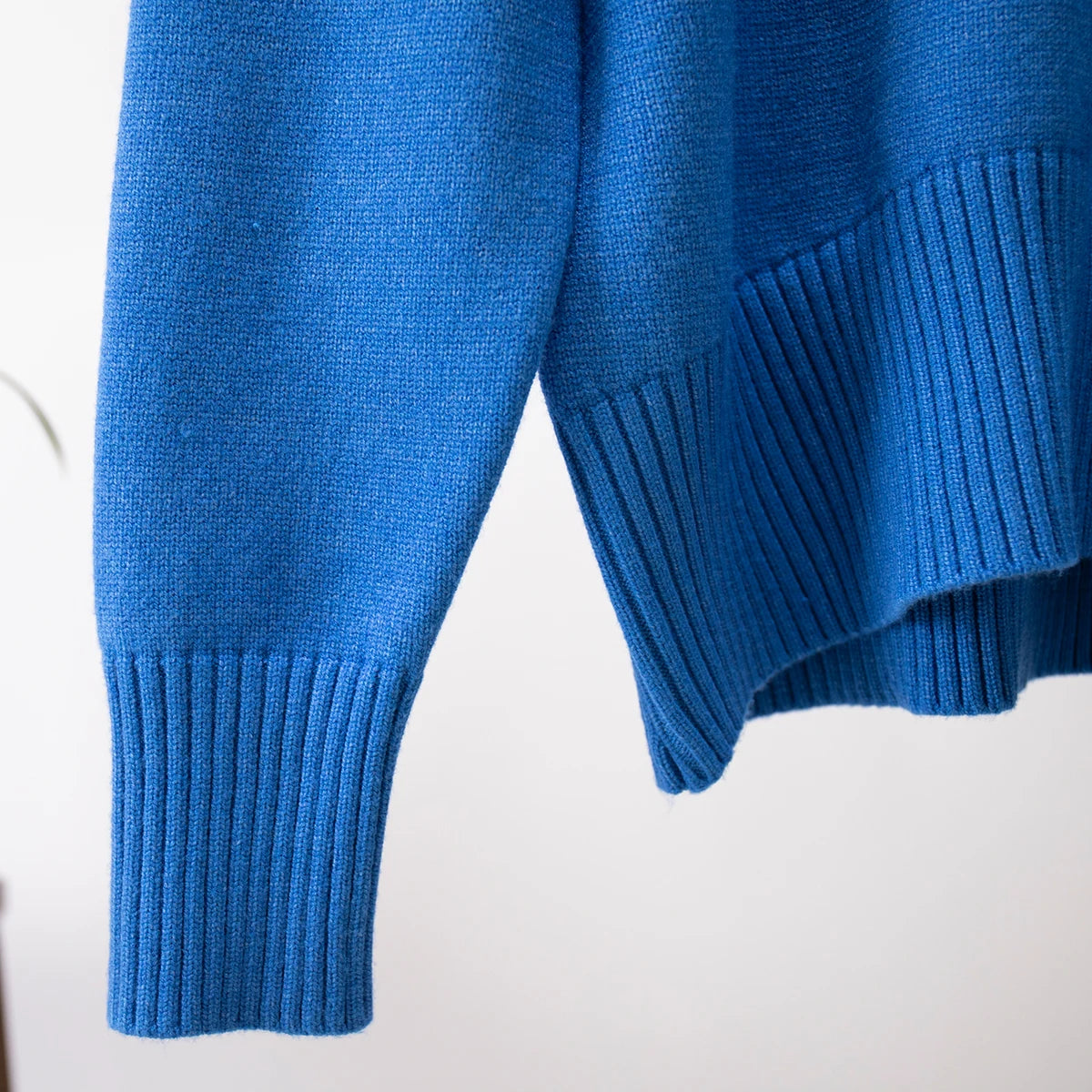 Women's Oversized Turtleneck Sweater – Thick Knit Casual Pullover for Autumn Winter