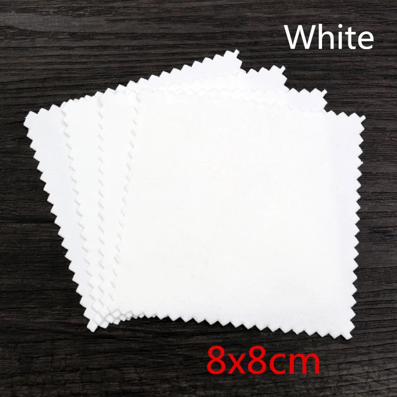 10pcs Silver Polishing Cloths – Soft Jewelry Cleaning Wipes for Silver, Gold, and Metal Accessories