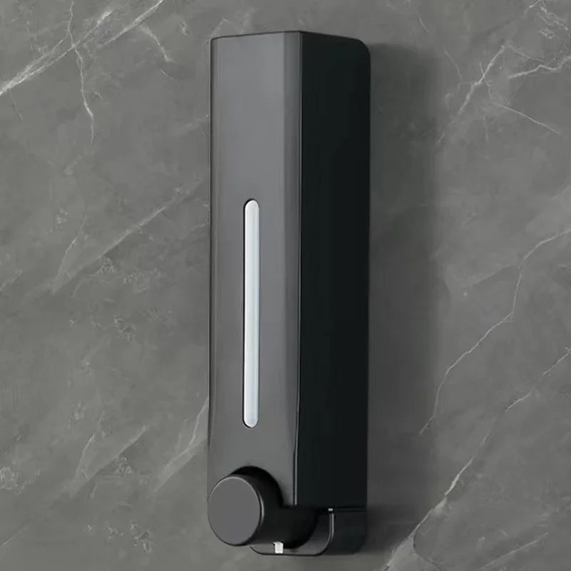 500ML Wall-Mounted Soap Dispenser – Modern Press-Type Shower Gel and Detergent Dispenser for Bathroom
