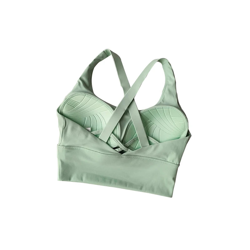 All-in-One High-Intensity Shockproof Sports Bra – Professional Support for Running and Fitness