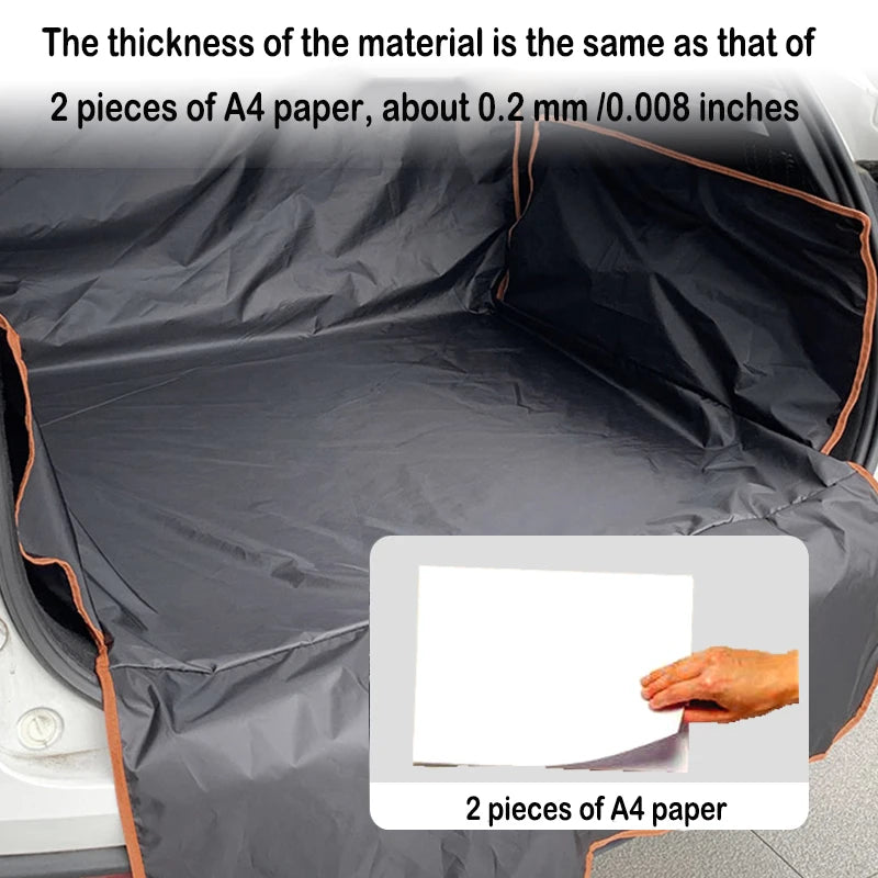 SUV Cargo Liner – Universal Fit Waterproof Trunk Seat Cover for Back Cargo Area