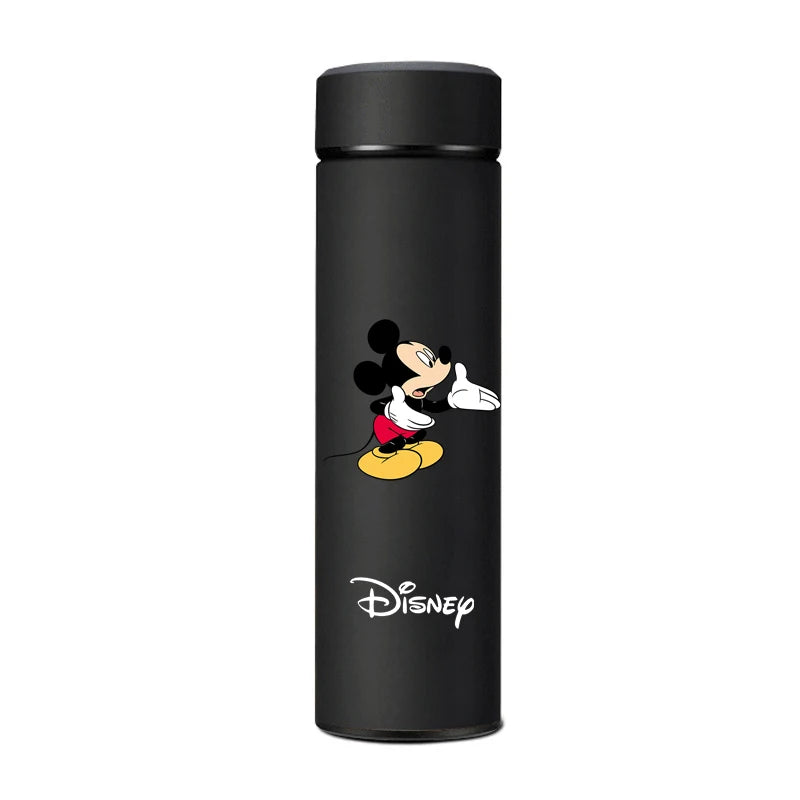500ml Disney Mickey & Minnie Stainless Steel Thermos Cup – Double-Layer Tea Separation Bottle for Kids and Adults, 6–12 Hour Insulation