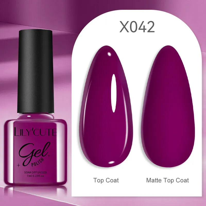 7ml Thermal Color-Changing Gel Nail Polish – Temperature Reactive Vernis with Matte & Bright Effect