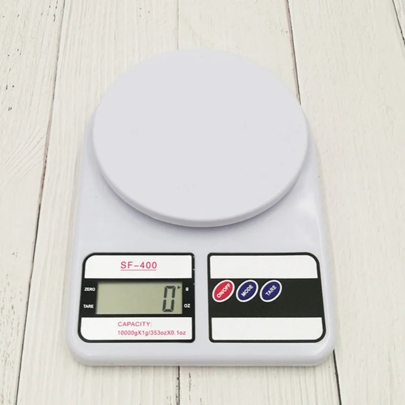 10kg x 1g Digital Kitchen Scale – High Precision Electronic Food Weighing Scale with LED Display for Baking & Cooking