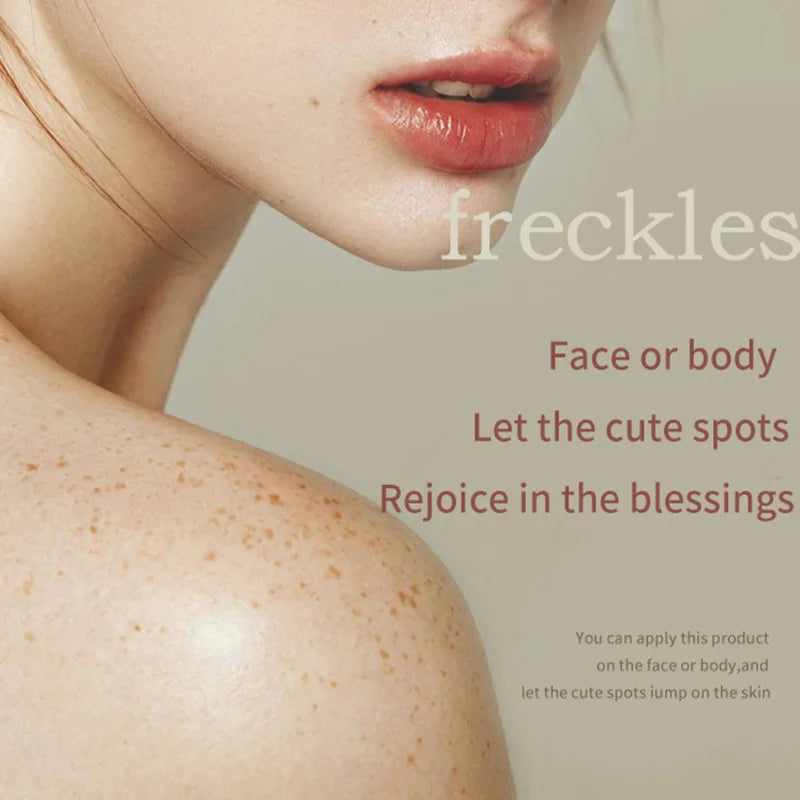 Air Cushion Freckle Stamp Kit – Natural-Looking Freckles for Face & Body, Waterproof Makeup