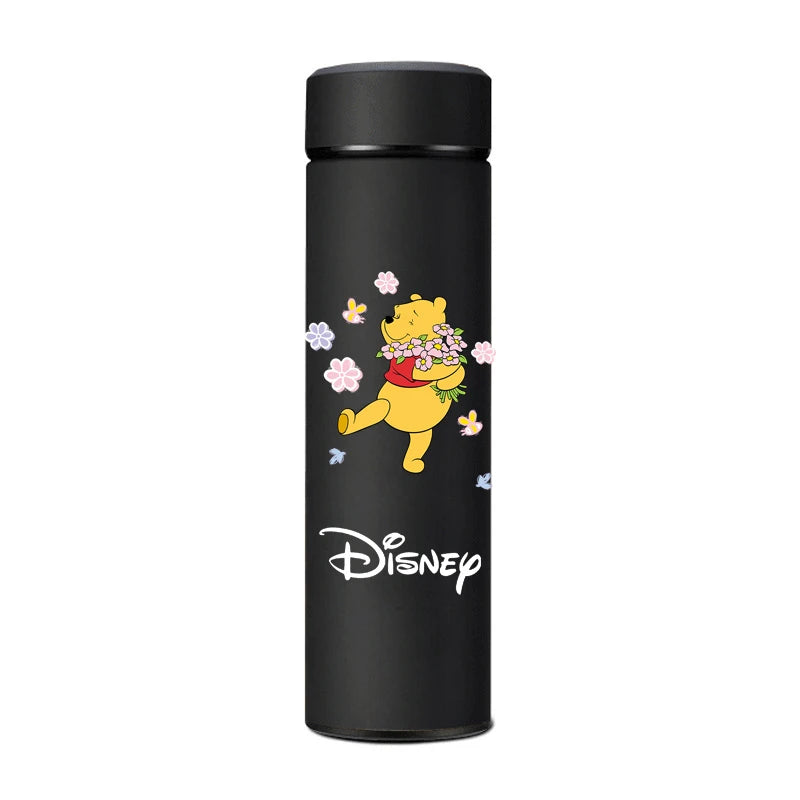 500ml Disney Mickey & Minnie Stainless Steel Thermos Cup – Double-Layer Tea Separation Bottle for Kids and Adults, 6–12 Hour Insulation