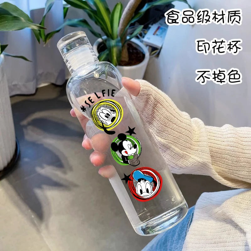500ml Disney Mickey Water Bottle – High-Capacity Cartoon Sports Bottle for Kids and Adults, Portable Travel Drinking Bottle for Outdoor Fitness and Gifts