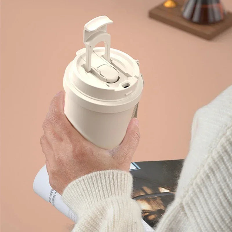 530ml Double Wall Stainless Steel Thermos Cup – Vacuum Insulated Coffee and Water Bottle