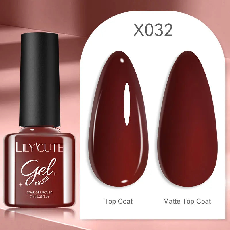 7ml Thermal Color-Changing Gel Nail Polish – Temperature Reactive Vernis with Matte & Bright Effect