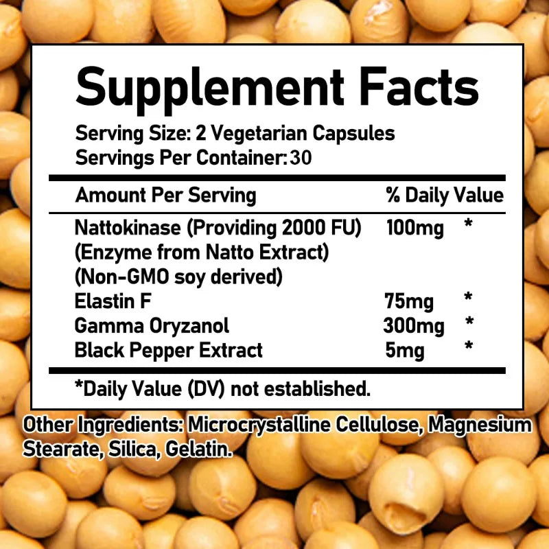 Vascular Cleanser with CoQ10 – Cardiovascular Health Supplement, Supports Healthy Blood Flow & Cholesterol, 120 Capsules