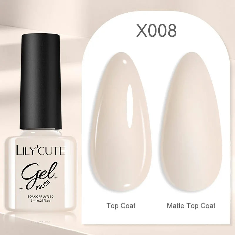 7ml Thermal Color-Changing Gel Nail Polish – Temperature Reactive Vernis with Matte & Bright Effect