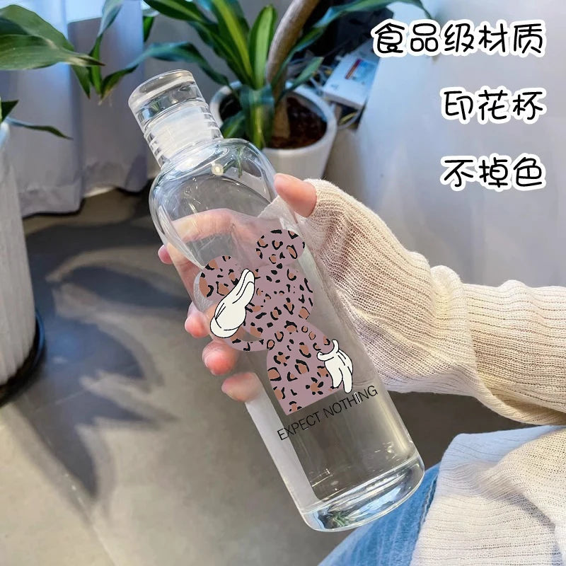 500ml Disney Mickey Water Bottle – High-Capacity Cartoon Sports Bottle for Kids and Adults, Portable Travel Drinking Bottle for Outdoor Fitness and Gifts