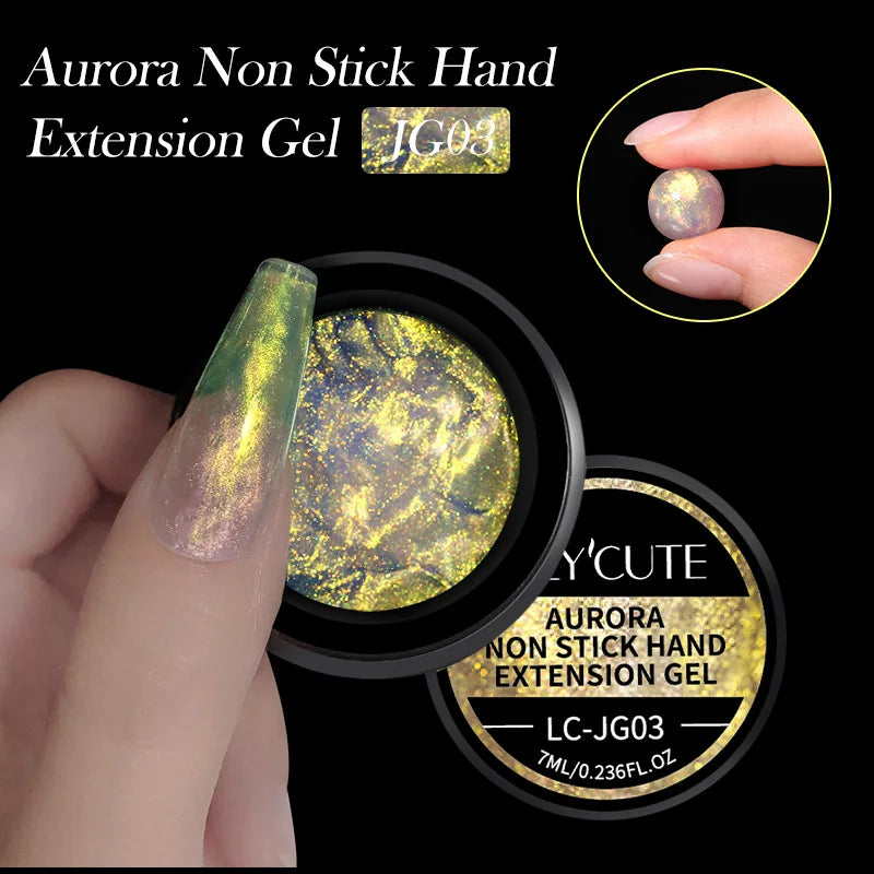 6-in-1 HEMA-Free Hard Gel Nail Polish – Clear Self-Leveling Nail Extension & Reinforcement Builder Gel (8ml)
