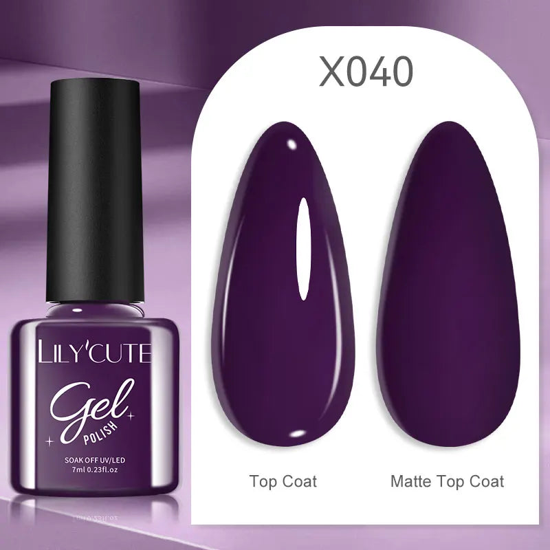 7ml Thermal Color-Changing Gel Nail Polish – Temperature Reactive Vernis with Matte & Bright Effect
