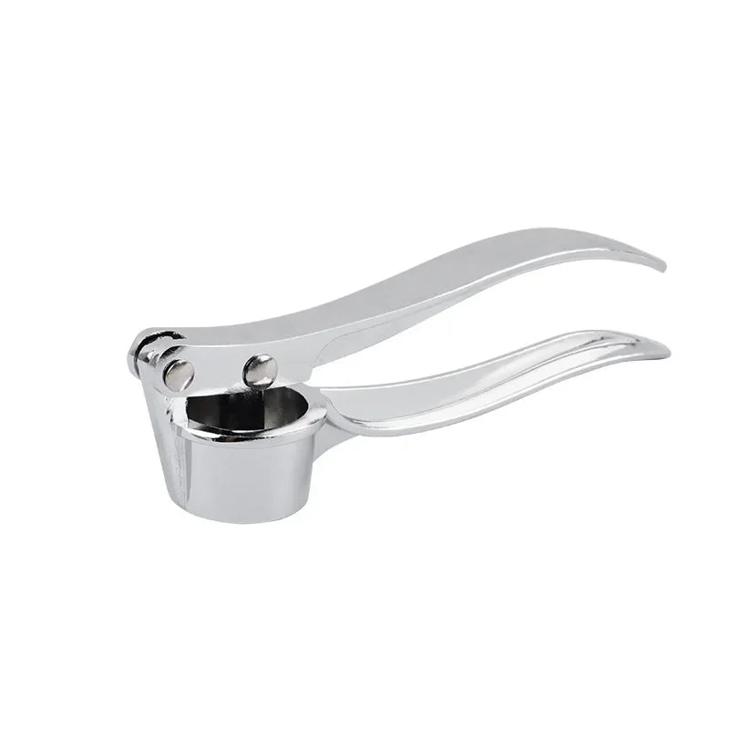 Stainless Steel Garlic Press – Manual Handheld Crusher, Mincer & Squeezer Tool for Easy Garlic Grinding