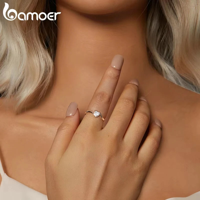 0.3 Carat Heart-Shaped Moissanite Engagement Ring – White Gold Plated 925 Sterling Silver VVS1 Solitaire Band for Women