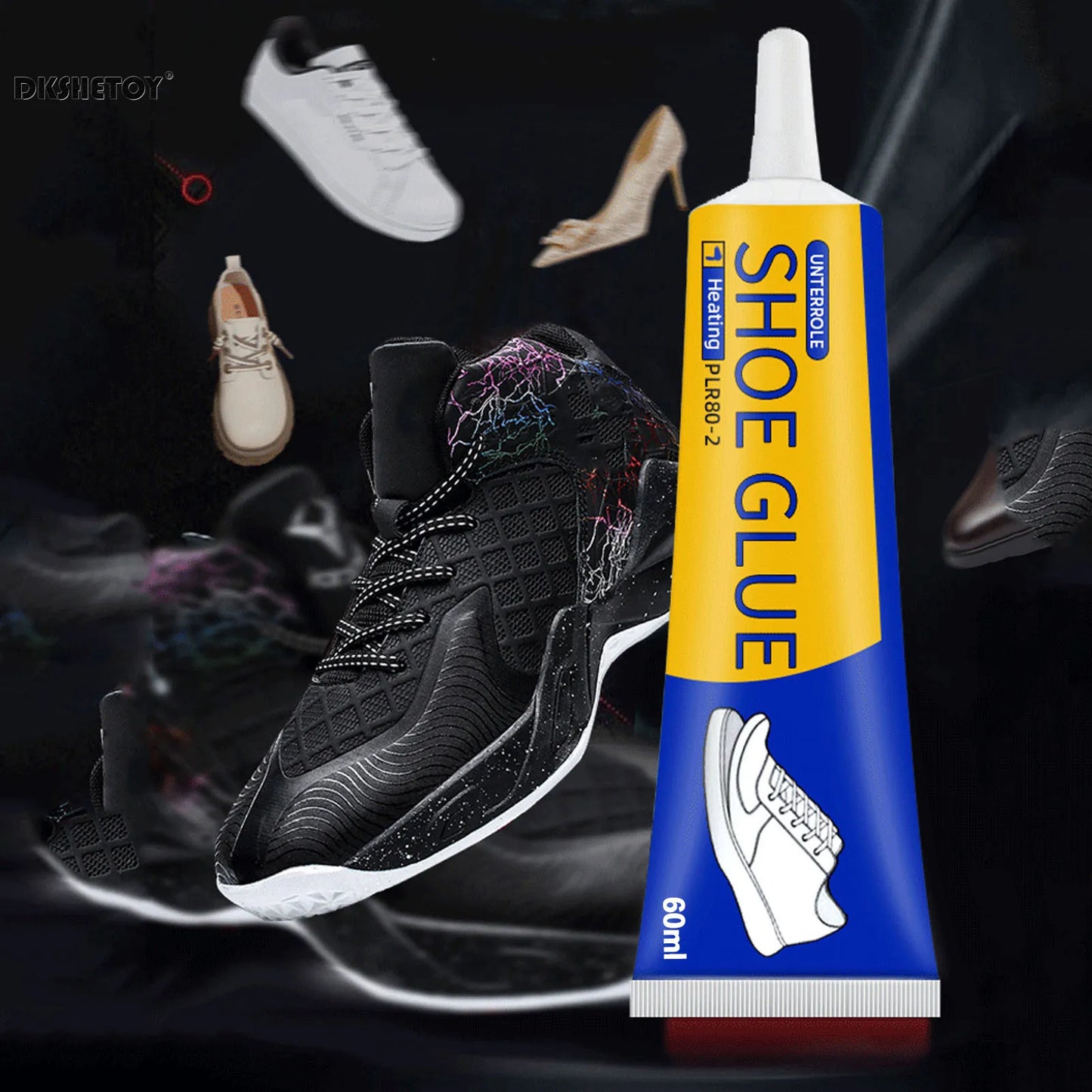 60ml Waterproof Shoe Repair Glue – Strong Adhesive for Sneakers, Boots & Leather