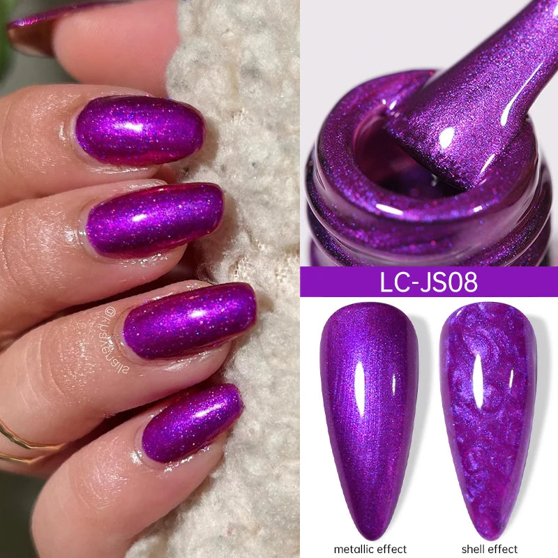 5ml Metallic Gold & Silver Liner Gel – Super Bright Mirror Nail Art Drawing Gel for French Tips & Design