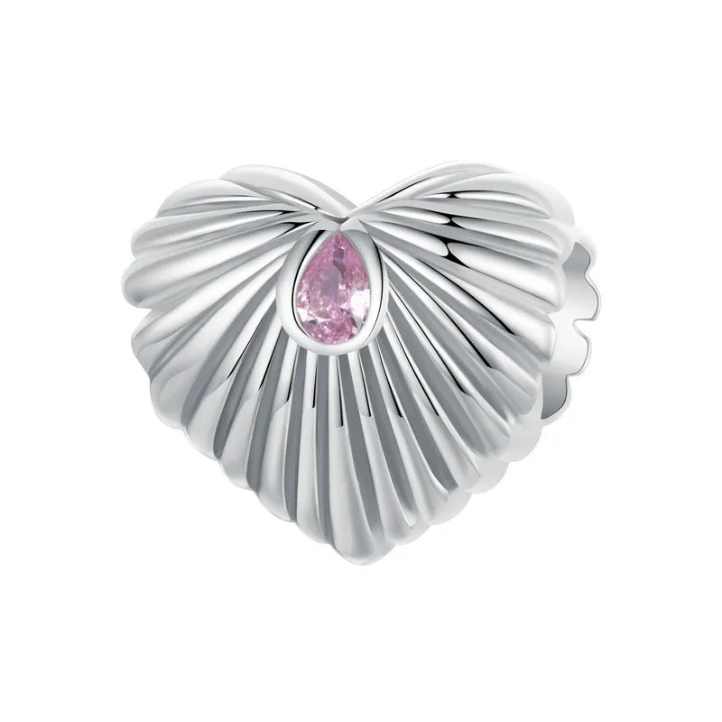 Sterling Silver Spiritual Heart Infinity Charm Bead – Fits Charm Bracelets, Lucky Symbol Jewelry for Women