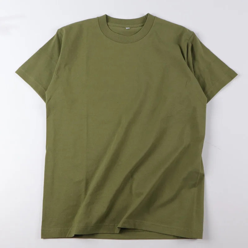 Women's 100% Cotton Loose Fit Short Sleeve T-Shirt – Casual Solid Color Summer Essential Tee