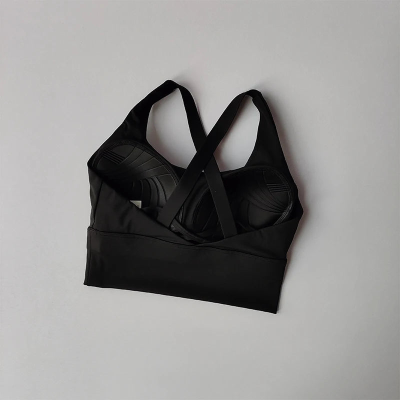 All-in-One High-Intensity Shockproof Sports Bra – Professional Support for Running and Fitness