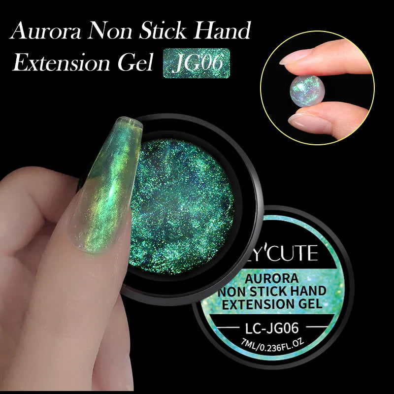 6-in-1 HEMA-Free Hard Gel Nail Polish – Clear Self-Leveling Nail Extension & Reinforcement Builder Gel (8ml)