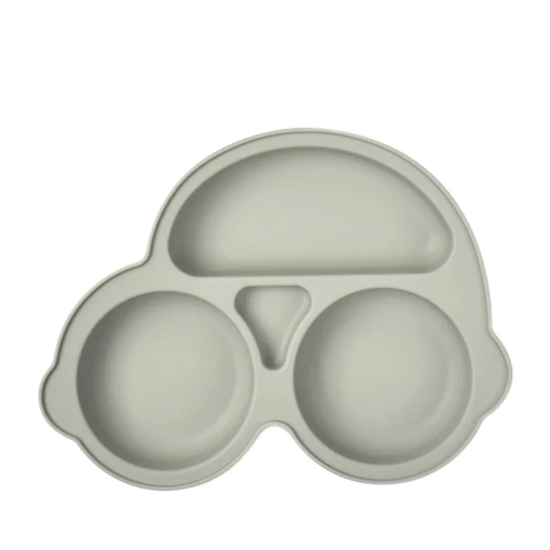 Baby Silicone Suction Plate – Smile Face Cartoon Toddler Tableware for Safe & Fun Feeding