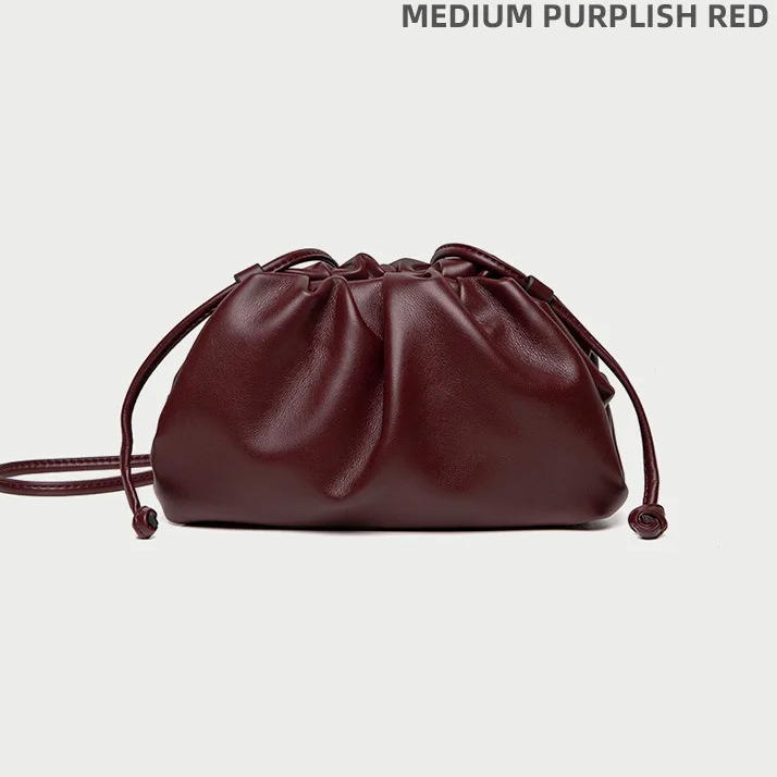 Soft PU Leather Hobo Bag – Women's Minimalist Shoulder & Crossbody Handbag with Hasp Closure