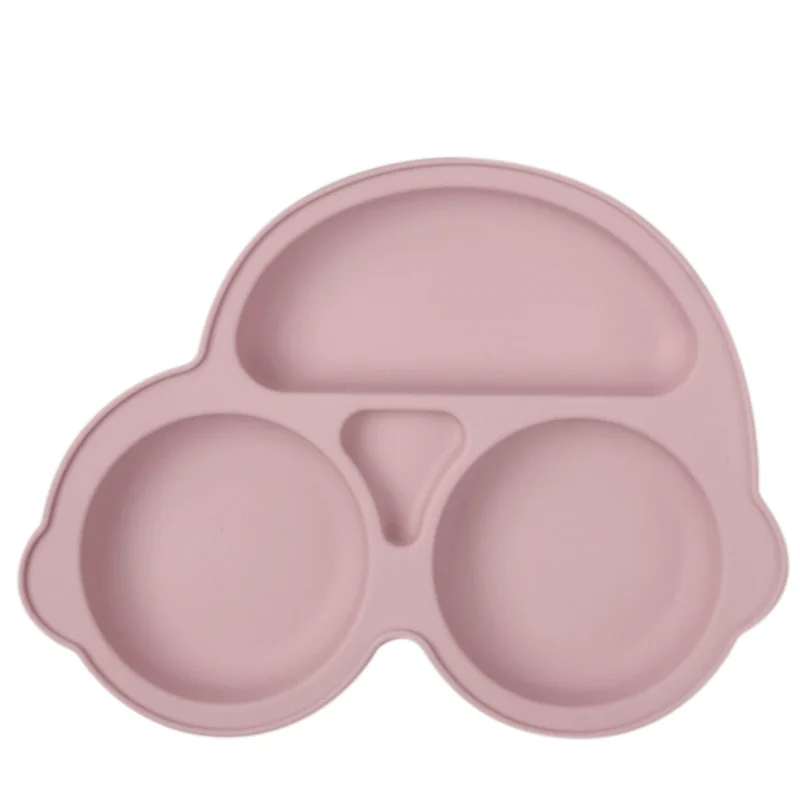 Baby Silicone Suction Plate – Smile Face Cartoon Toddler Tableware for Safe & Fun Feeding