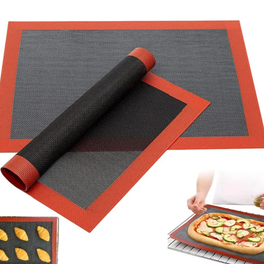 Silicone Grill & Baking Mat 30x40cm – High-Temperature Non-Stick Oven Tray for BBQ, Cookies, Bread
