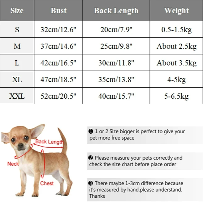 Winter Warm Dog Coat – Windproof Thicken Pet Jacket for Small & Medium Dogs and Cats, Plush Fleece Outfit for Cold Weather