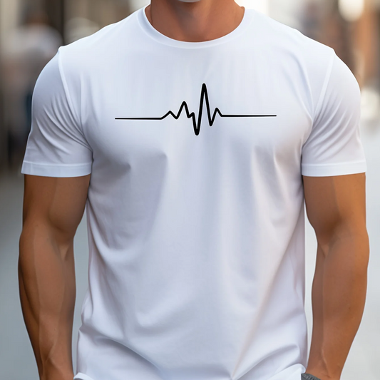 Creative Graphic Printed Cotton T-Shirt – Men's Slim Fit Summer Casual Sports Tee