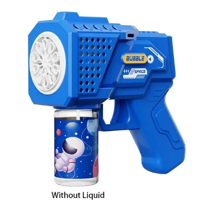 Unicorn Bubble Gun Toy – Electric Light-Up Bubble Machine for Kids, Summer Outdoor Soap Blower