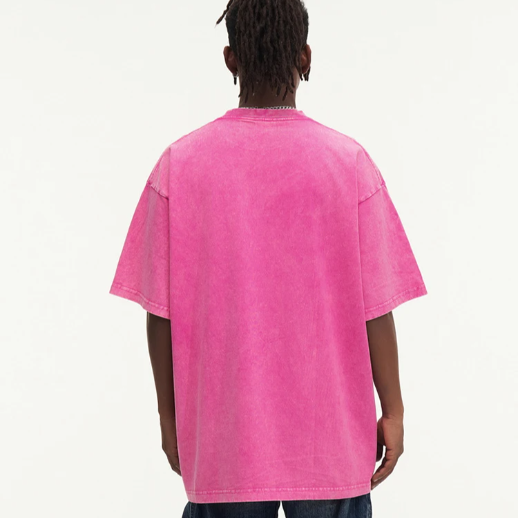 Washed Oversized Cotton T-Shirt – Vintage Y2K Short Sleeve Tee for Men and Women