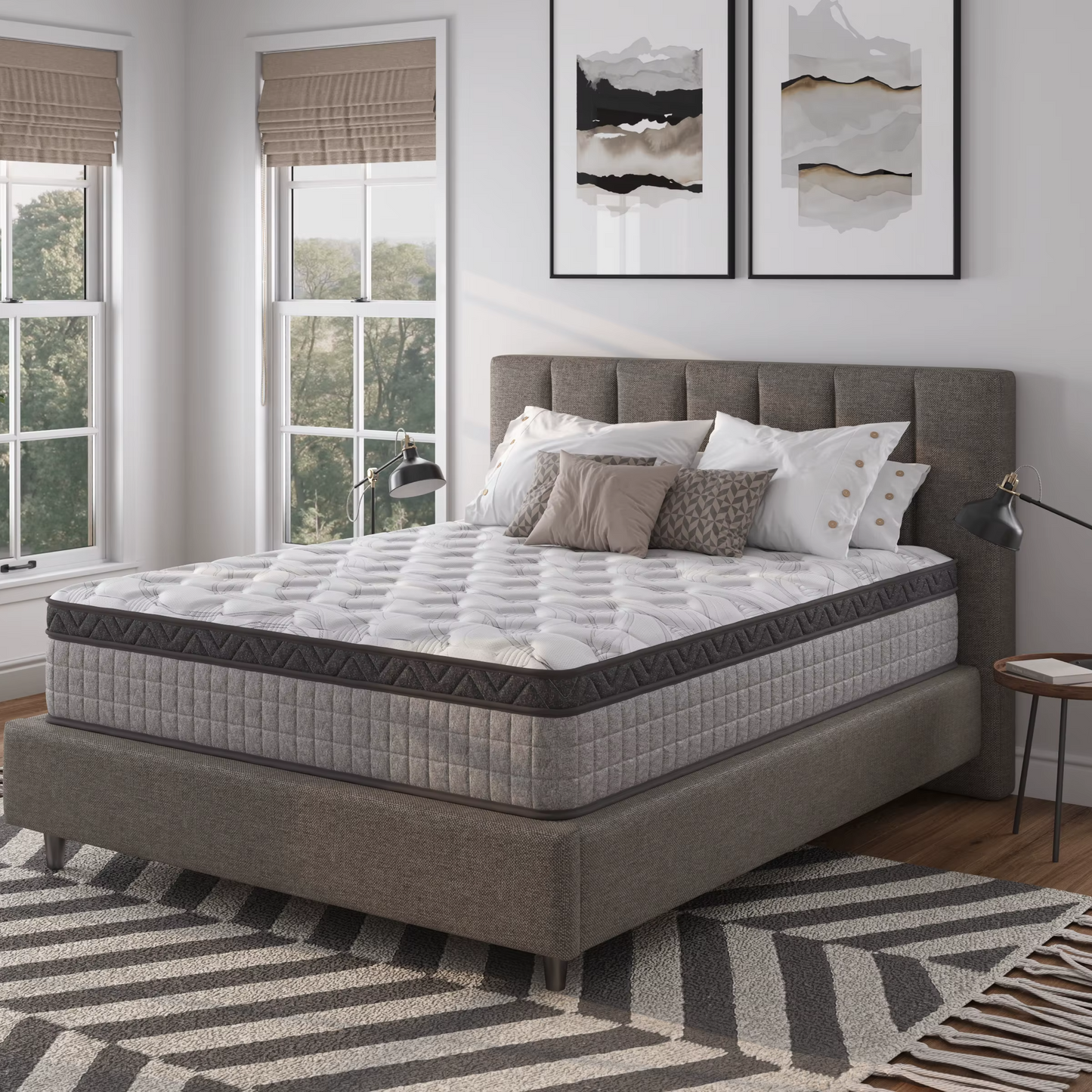 10-Inch Queen Hybrid Mattress – Cooling Gel Memory Foam with Pocket Innerspring Support (CertiPUR-US & OEKO-TEX Certified)
