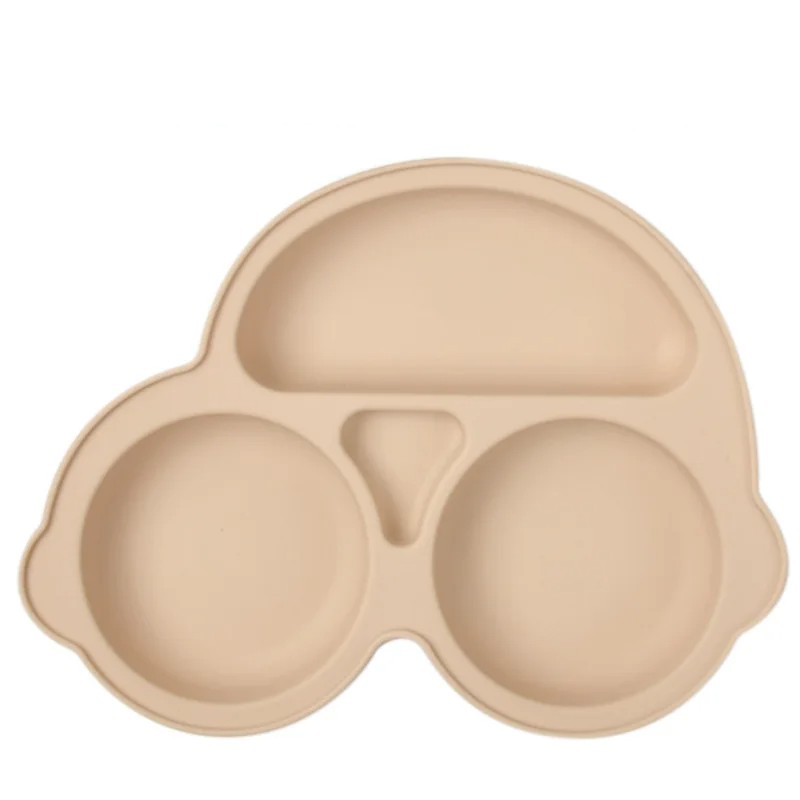 Baby Silicone Suction Plate – Smile Face Cartoon Toddler Tableware for Safe & Fun Feeding