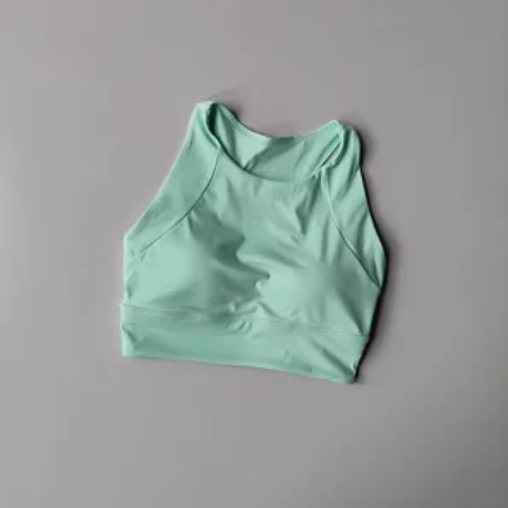 Women's Shock-Proof Full-Cup Sports Vest – Breathable All-in-One Running & Yoga Bra