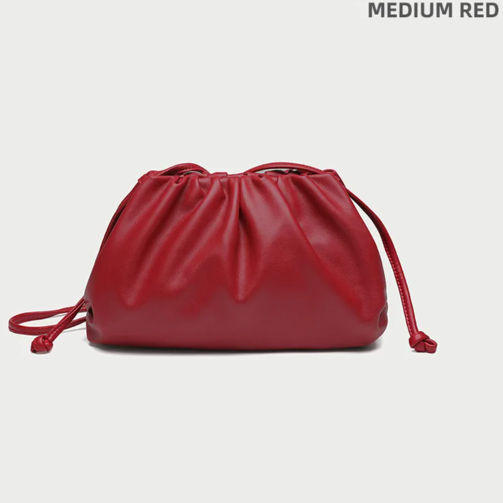 Soft PU Leather Hobo Bag – Women's Minimalist Shoulder & Crossbody Handbag with Hasp Closure