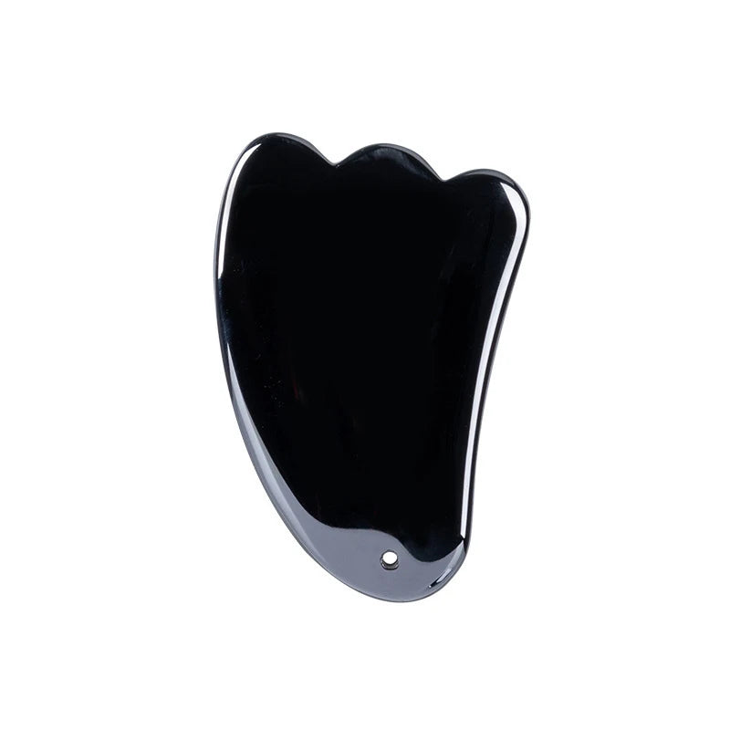 Terahertz Crystal Gua Sha a and Scraper Set – Manual Facial and Body Massage Tool for Skin Care, Relaxation, and Detox