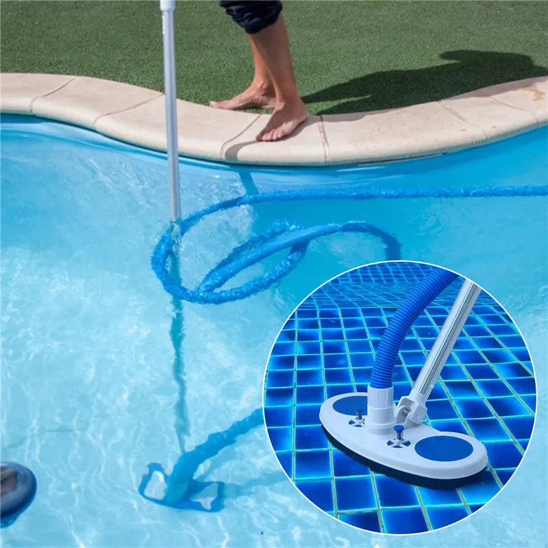Swimming Pool Vacuum Cleaner Brush Head – Suction Floor Brush Tool for Efficient Pool Cleaning and Maintenance