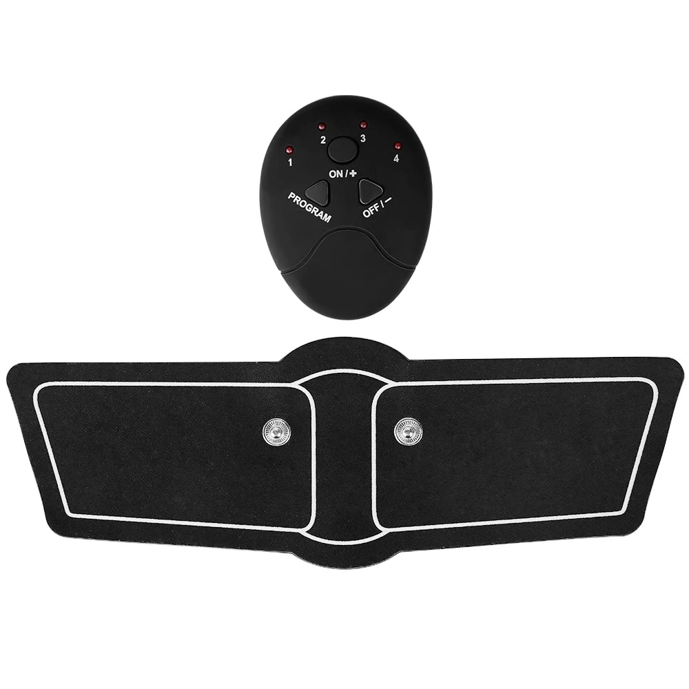 Wireless EMS Electric Muscle Stimulator – Abdominal & Hip Trainer for Body Slimming, Toning, and Pain Relief – Unisex Fitness Massager