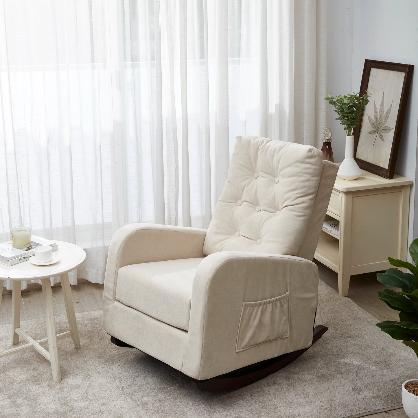 Adjustable Single Tatami Recliner Chair – Minimalist Lazy Sofa for Living Room, Bedroom or Balcony